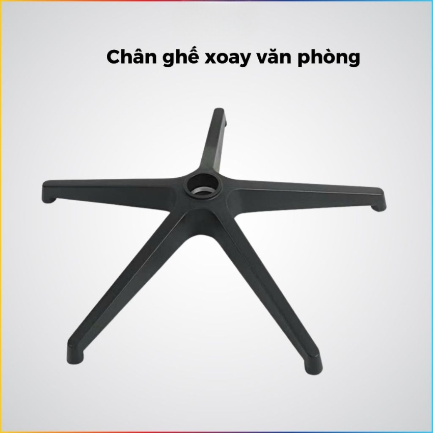 Chân ghế xoay văn phòng nylon 350mm màu đen: SG - CB02 - $hienthicat